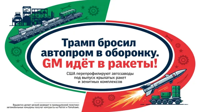 Трамп бросил автопром в оборонку. GM идёт в ракеты!